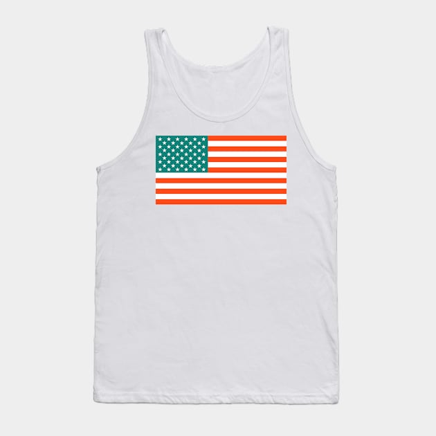 America Flag Classic Tank Top by PoizonBrand